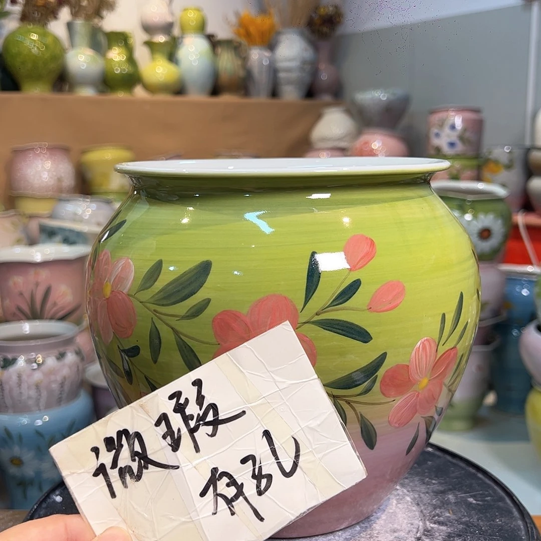 景德镇陶瓷花盆123