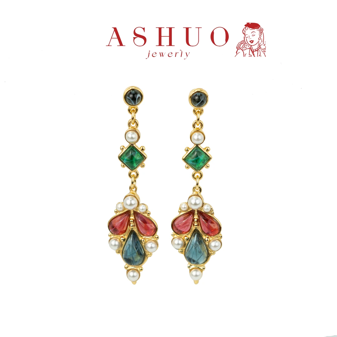 铜合金耳饰 阿烁中古BA as10537