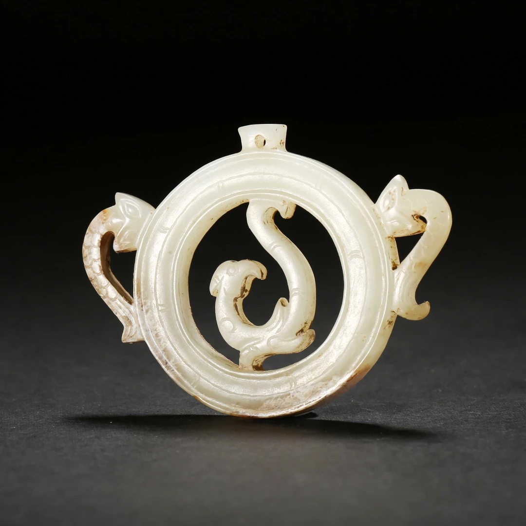 明代/白玉内外出廓佩/JZH25051424/收藏/【济文阁】