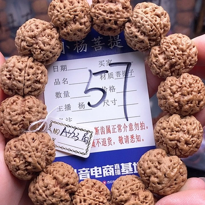 手串金刚菩提23扇面大梅花