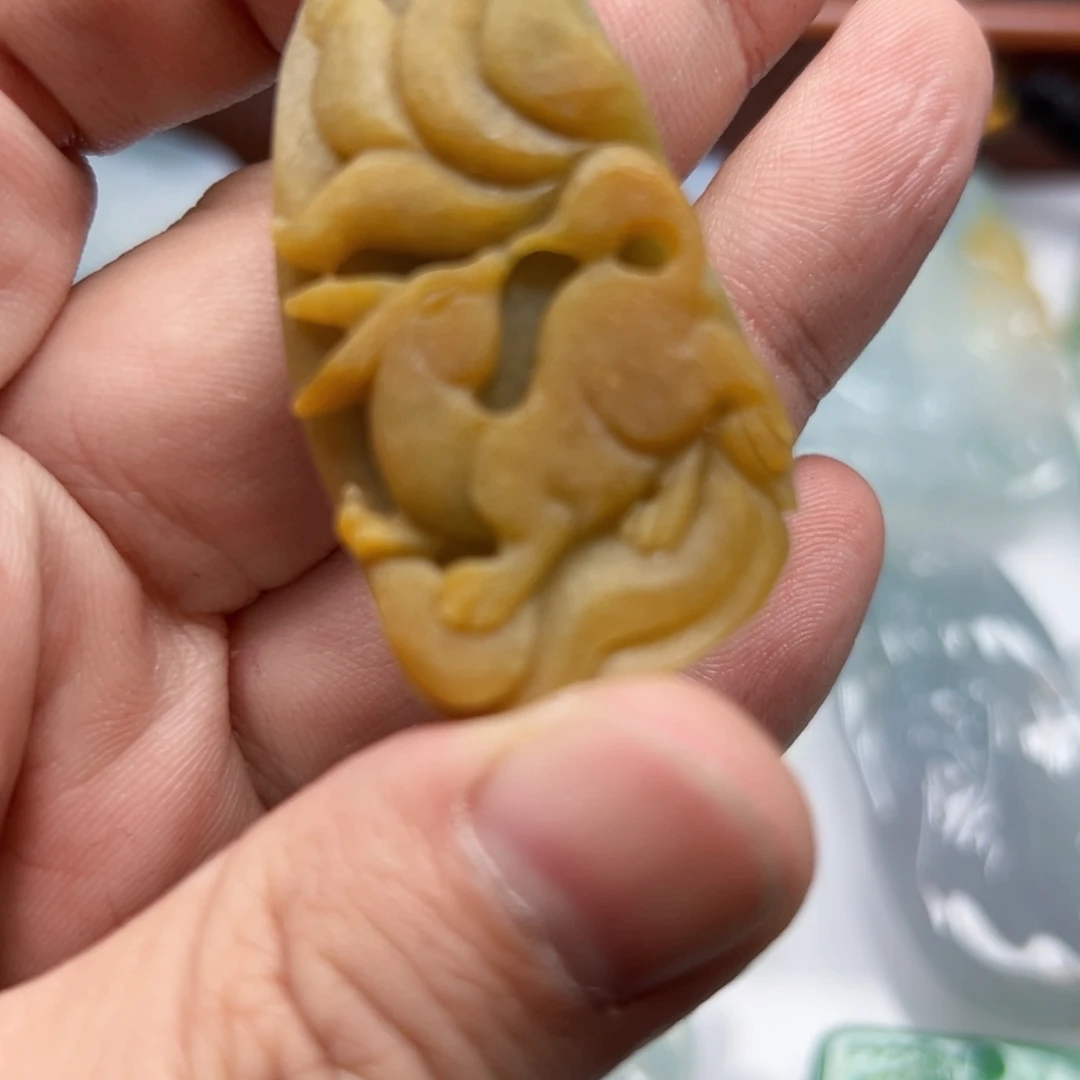 未镶嵌定制翡翠九尾狐