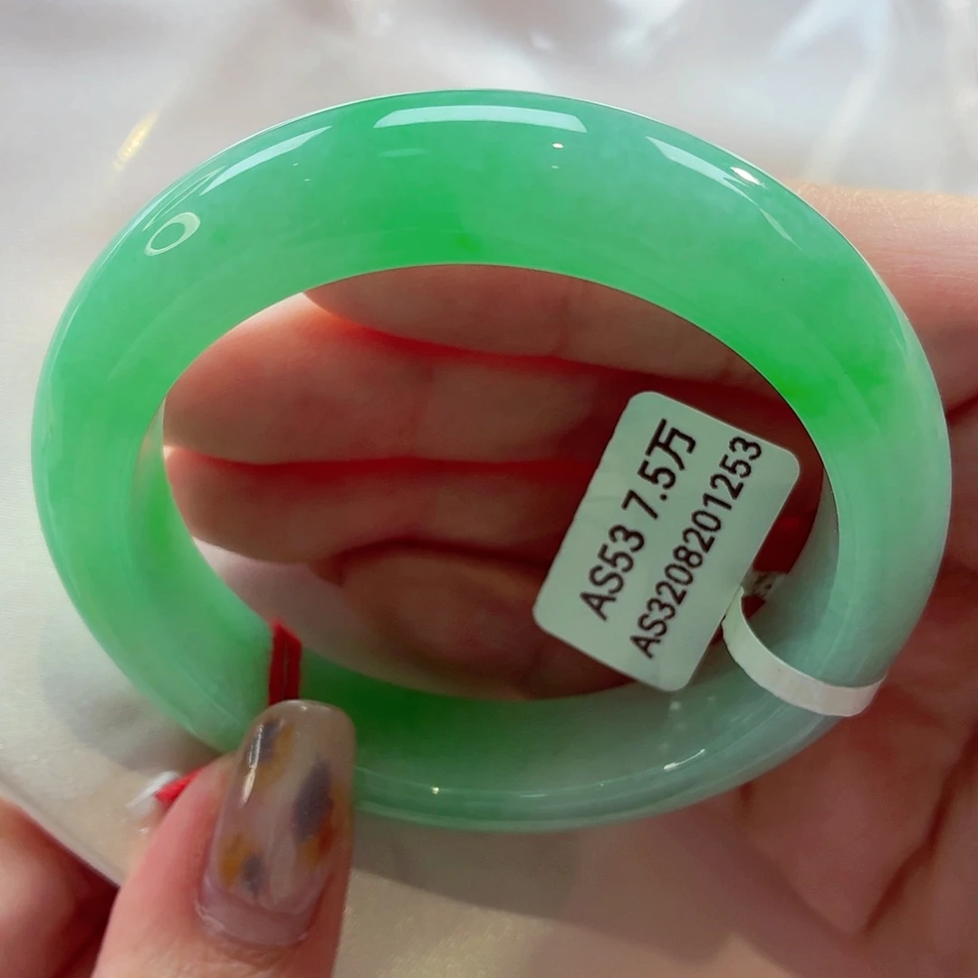 翡翠未镶嵌手镯22（33号）