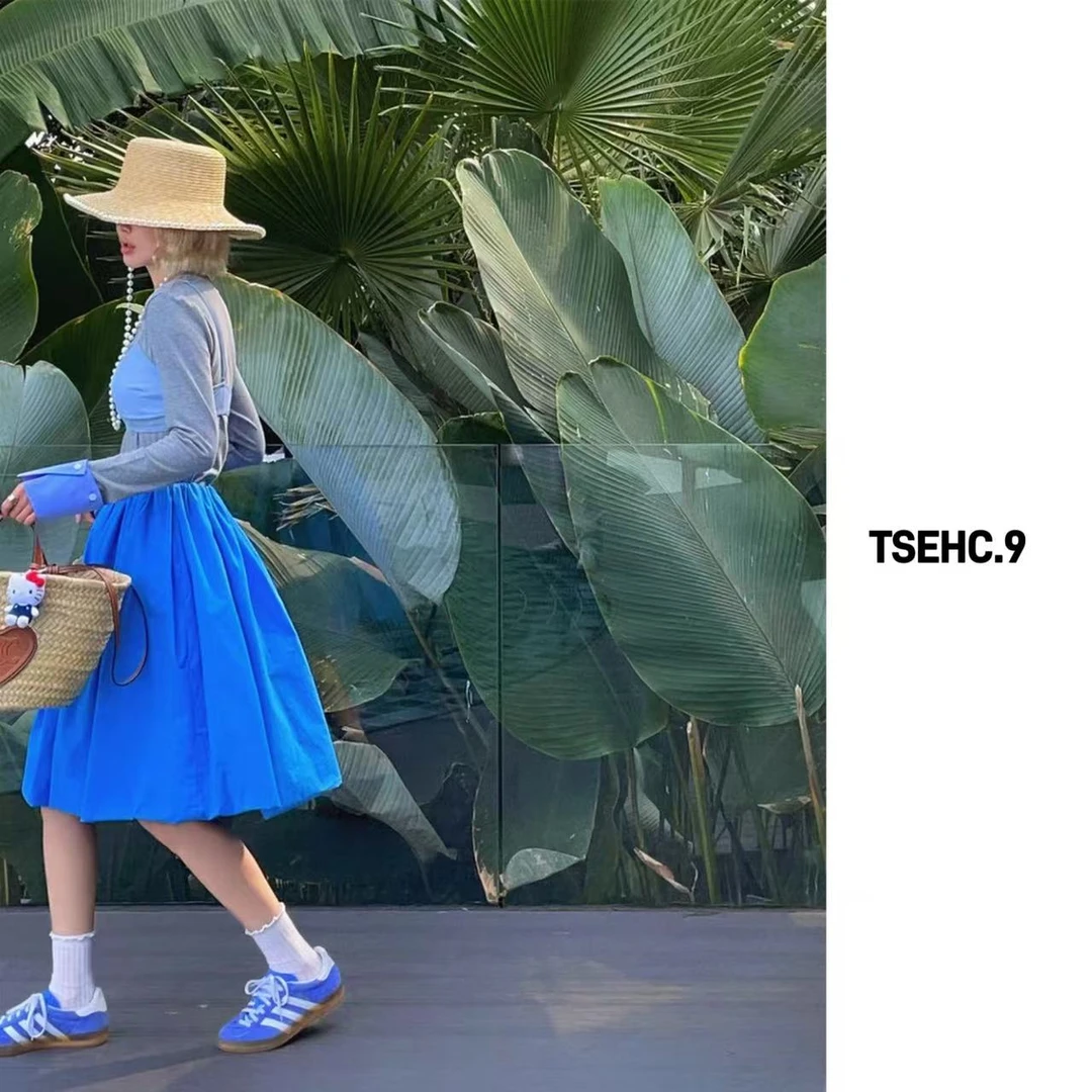 TSEHC.9(DM1235-1510)韩系ins设计感气质温柔显瘦时尚针织上衣女