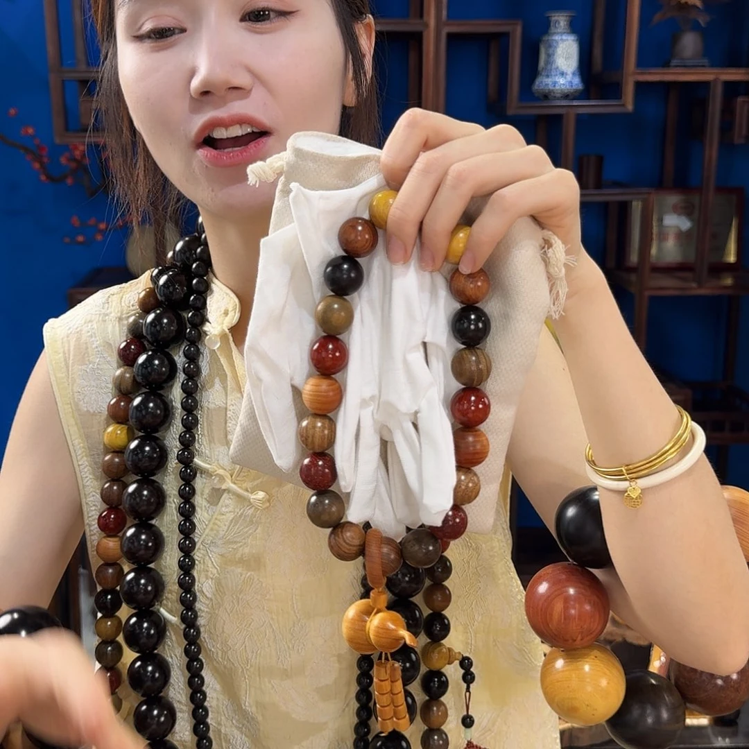 东非黑黄檀（紫光檀）其他2.0多宝珠平安福禄手持