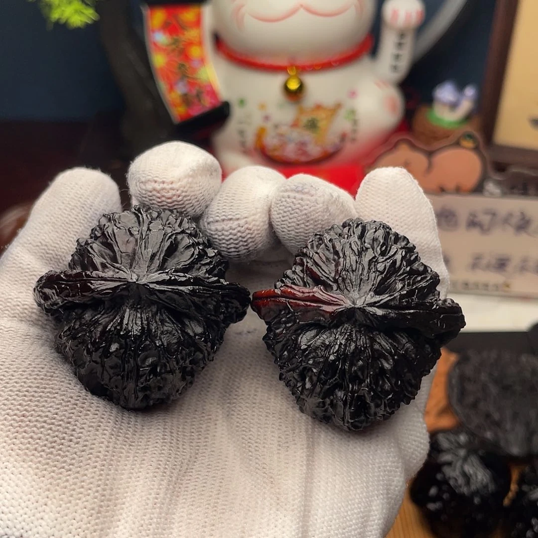 吊坠文玩核桃白狮子归43