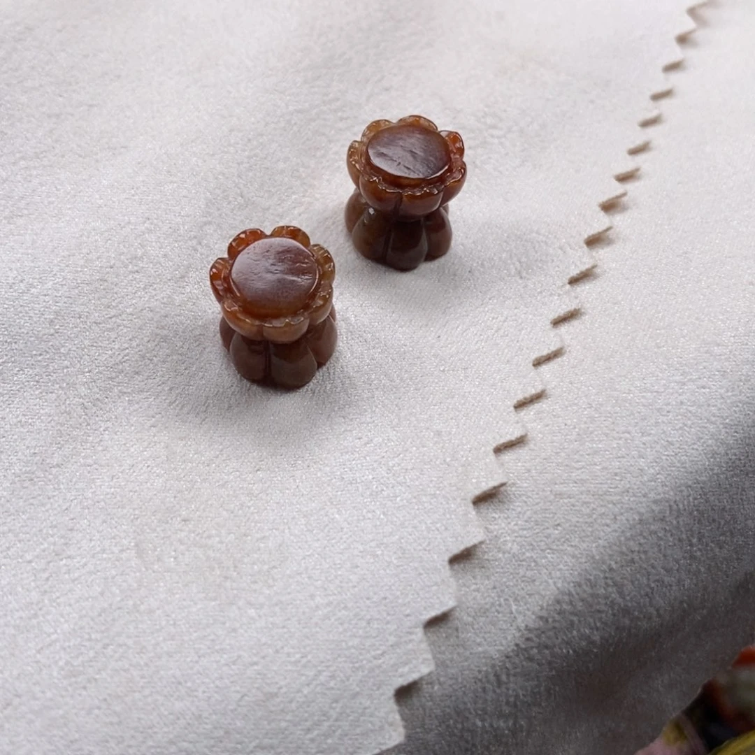 翡翠散珠豆**格特色翡翠莲花珠