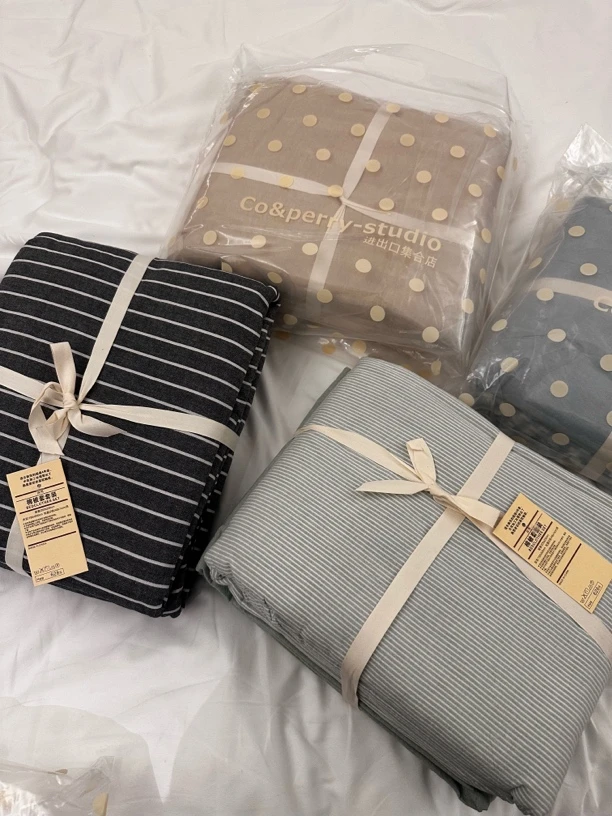 无印原厂极简风纯棉四件套