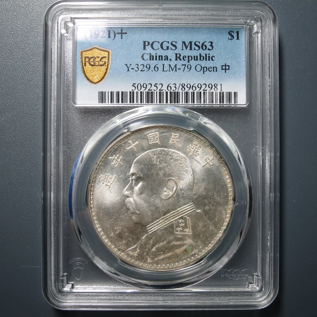 （PCGS-MS63）袁像民国十年壹圆2981