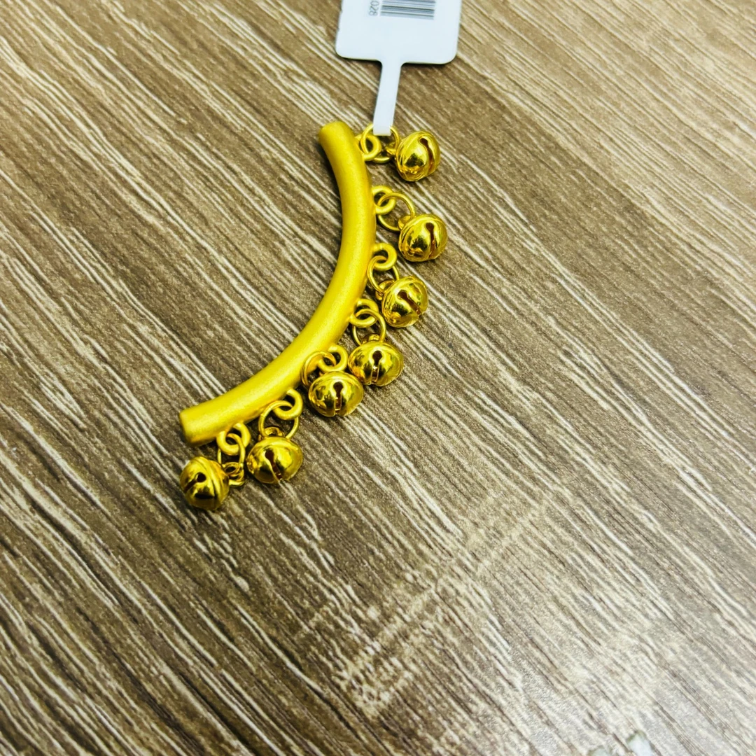 【旺旺金选】 足金999 七铃铛弯管  4.2