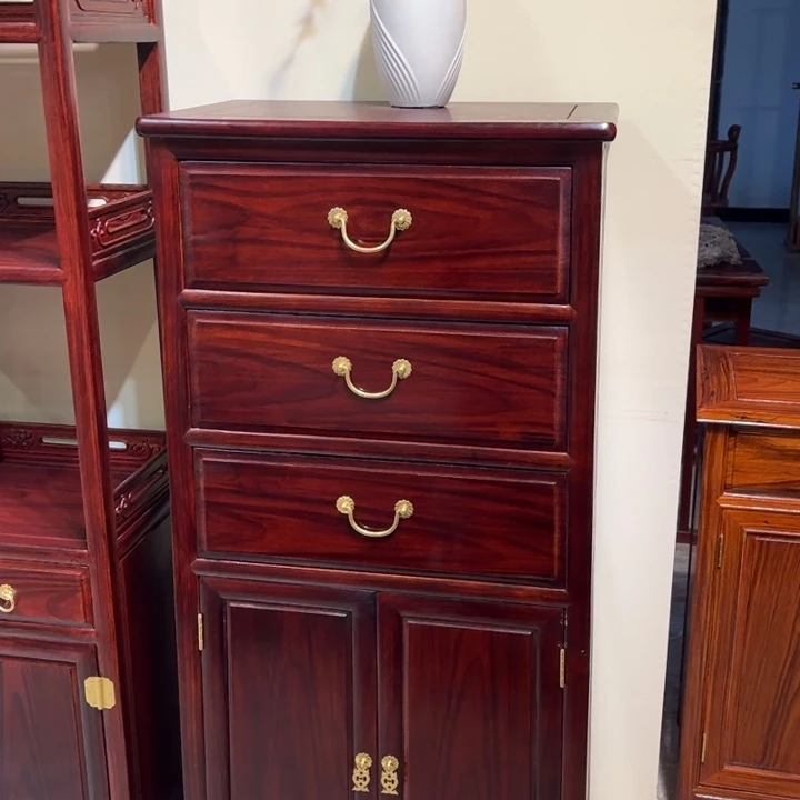 书柜黑酸枝木类三斗斗柜