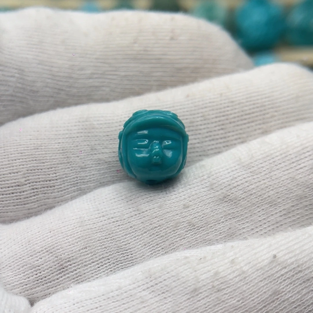 绿松石未镶嵌颈饰卡11