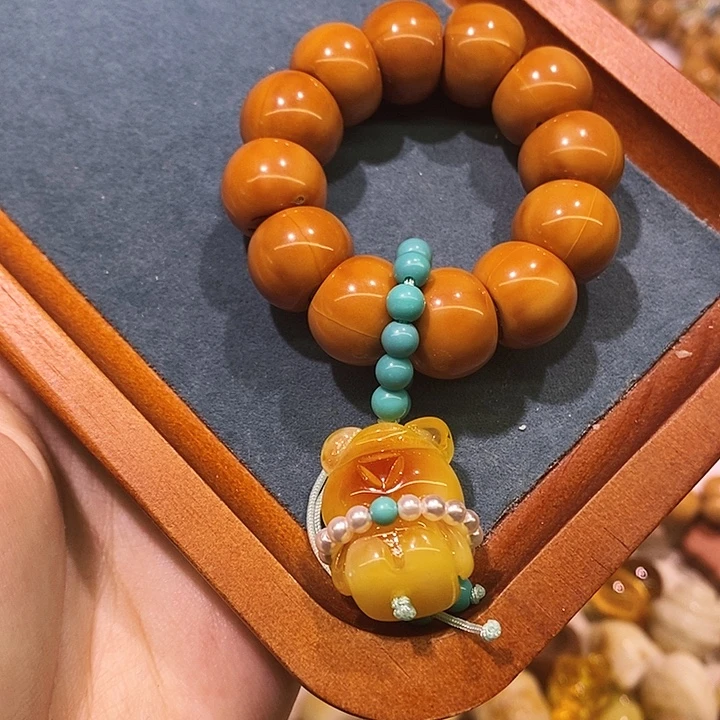 猴头核桃手串大肠手捻（可改配