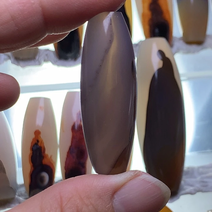 玛瑙/玉髓颈饰未镶嵌天**月67