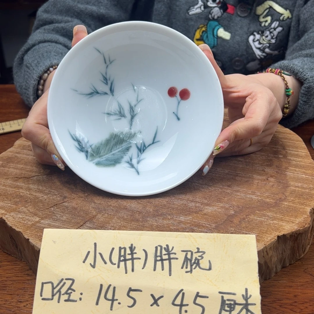 瓷片景德镇陶瓷手工手绘制作