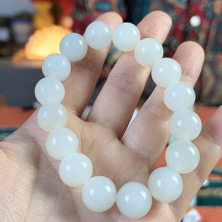 和田玉手串未镶嵌