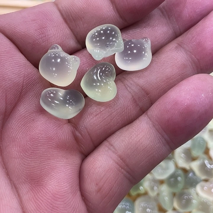 蛇纹石玉合金颈饰