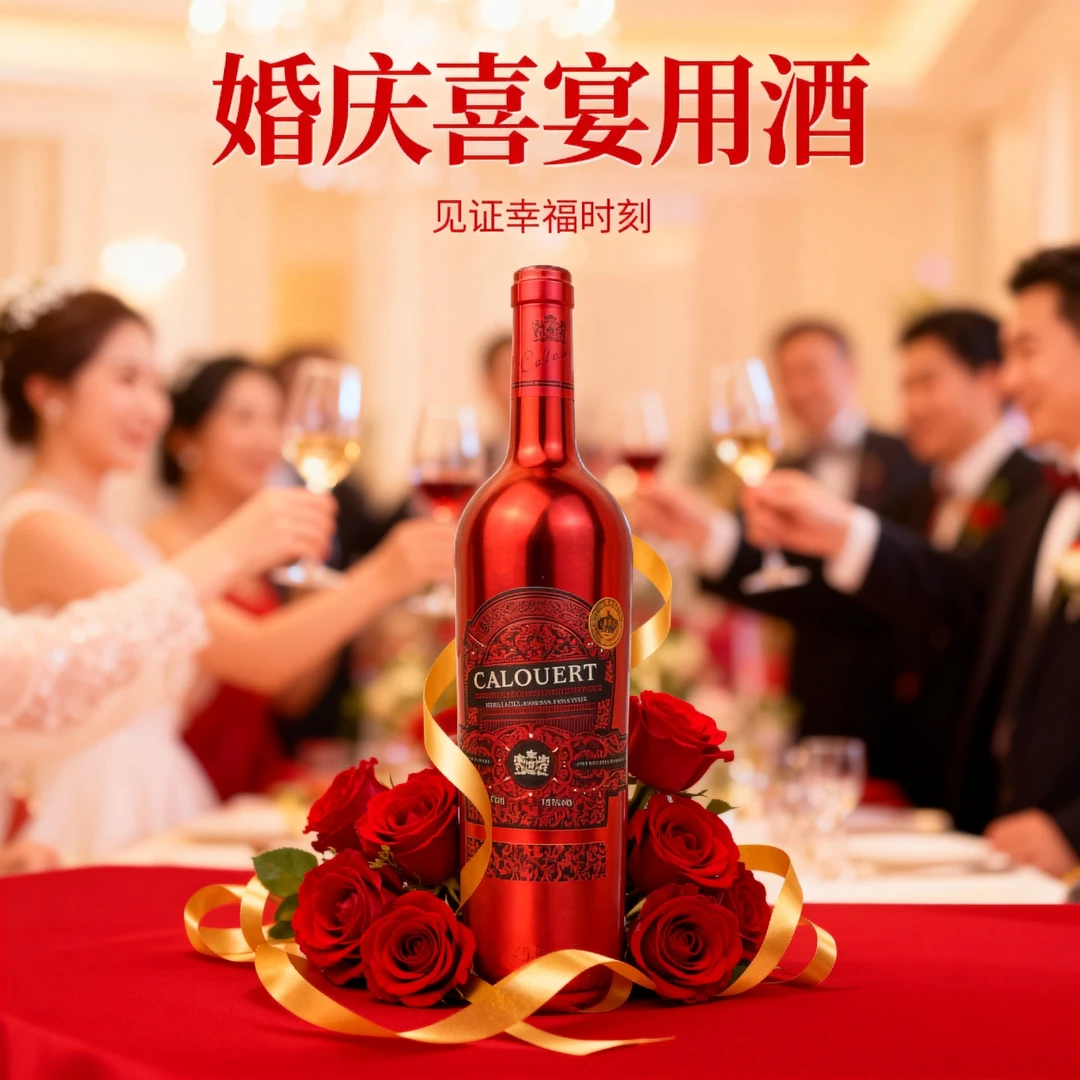 喜庆婚宴用酒柯洛克贵族红干红葡萄酒法国原瓶进口整箱六瓶促销价