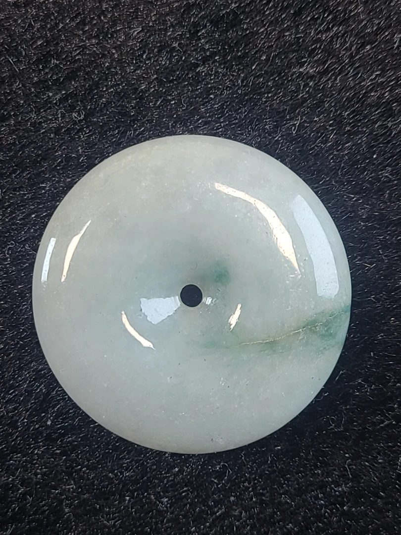 缅甸翡翠A货平安扣