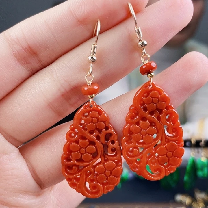 翡翠耳饰未镶嵌饰品