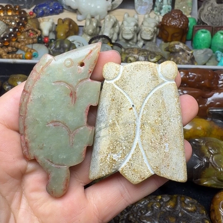 和田玉未镶嵌颈饰80