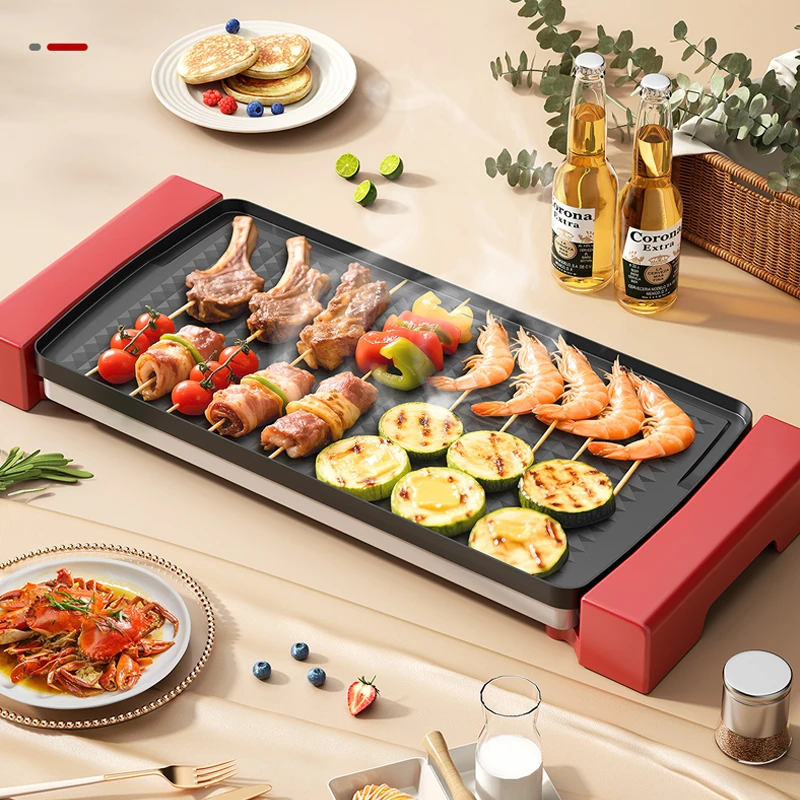 家佰格电烤盘烤肉盘多功能一体锅家用烧烤盘无烟室内电烤炉电烤锅