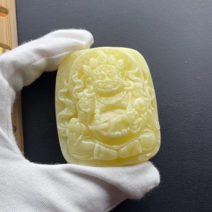 琥珀未镶嵌颈饰天然琥珀蜜蜡