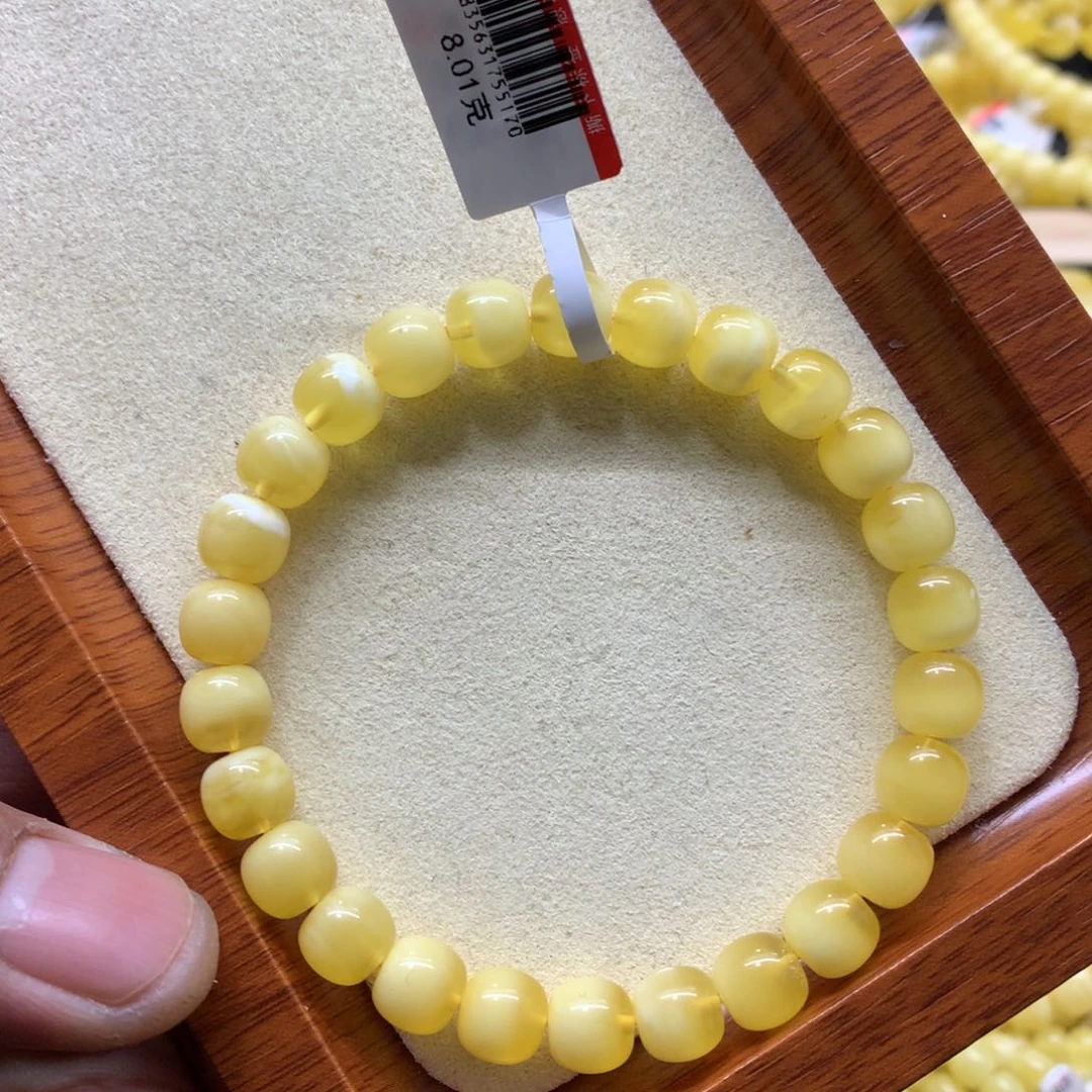 蜜蜡手链未镶嵌蜜蜡