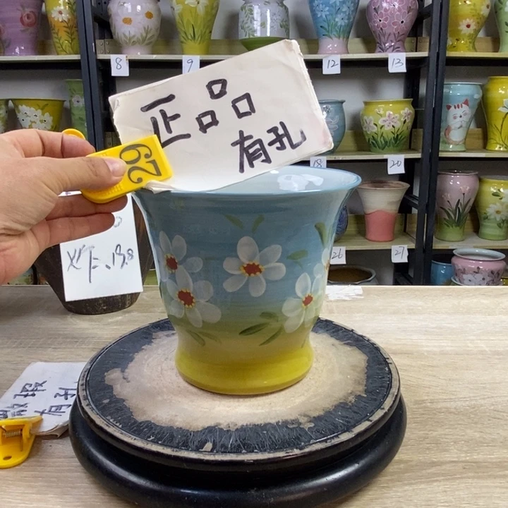 景德镇高温陶瓷花盆