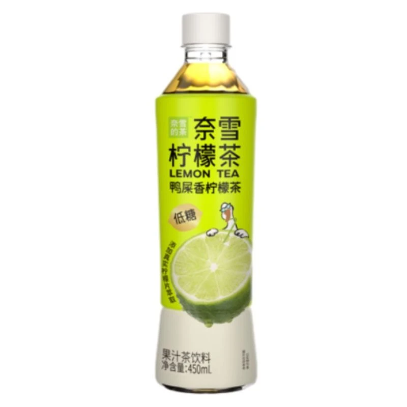 奈雪的茶 低糖奈雪柠檬茶鸭屎香柠檬茶果汁茶饮料 450ml/瓶