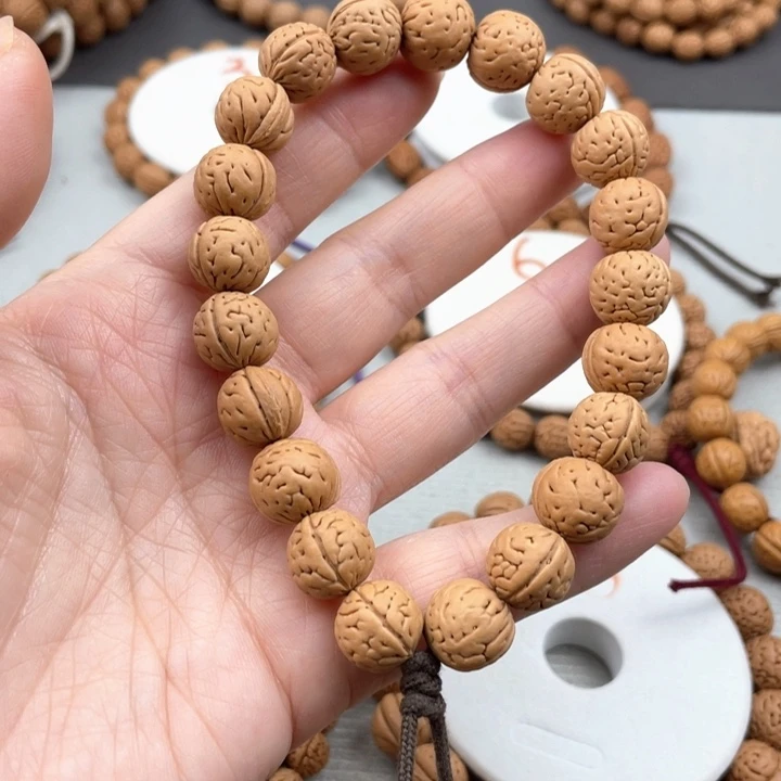 一****手串/手链核桃12尺寸野生桃核手持