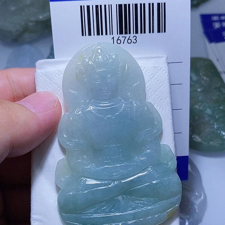 颈饰未镶嵌翡翠天光墟翡翠市场现金代购