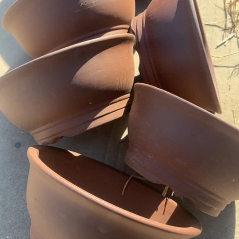 紫砂花盆100-5。