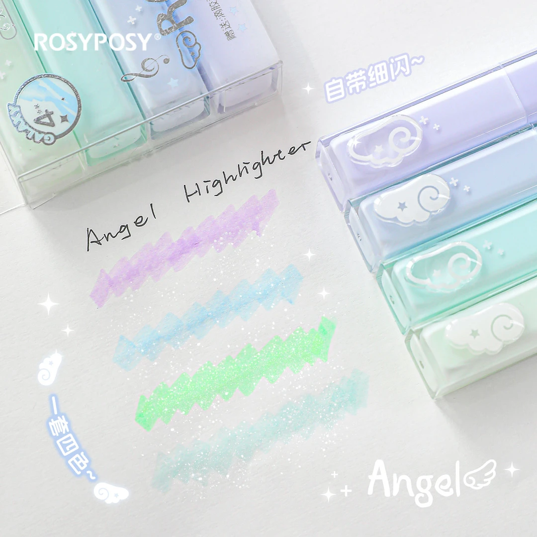 本小姐荧光笔高颜值ins风记号笔彩色划重点初中生闪光标记