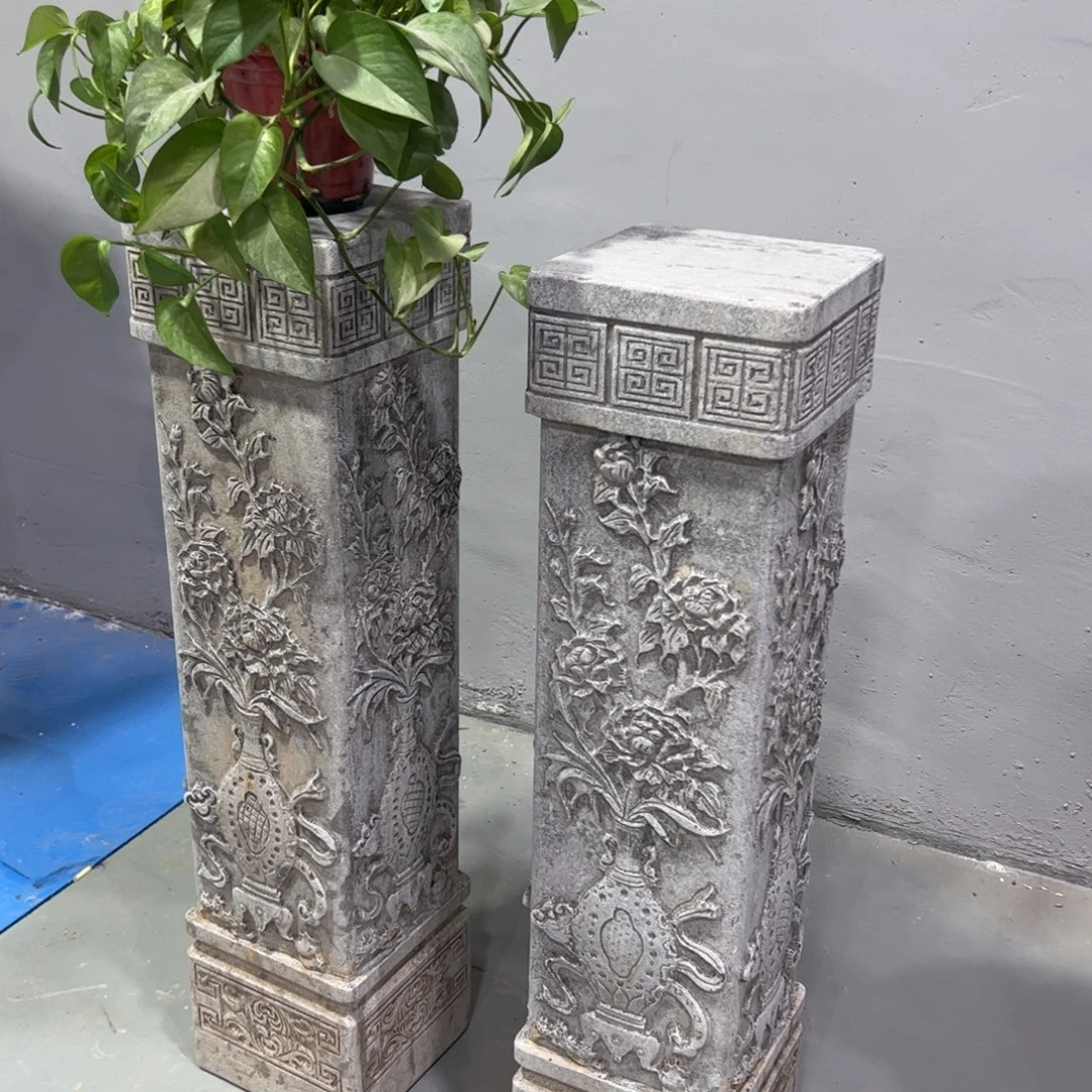 青石石柱不包邮拿