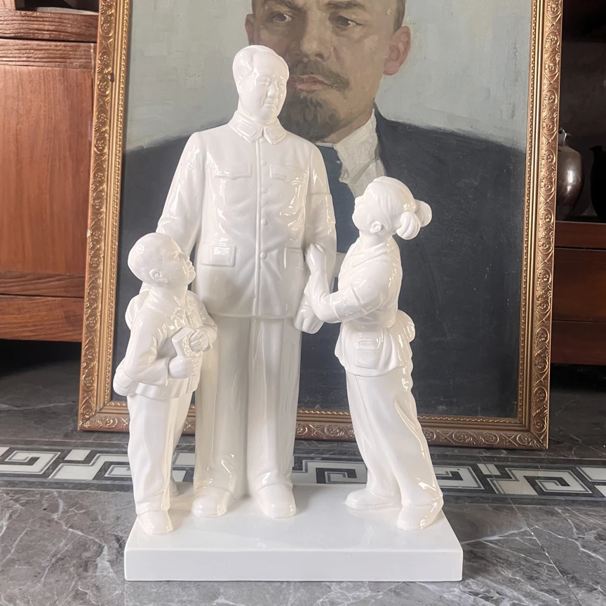 毛主席瓷像50公分雕塑艺术摆件家居饰品