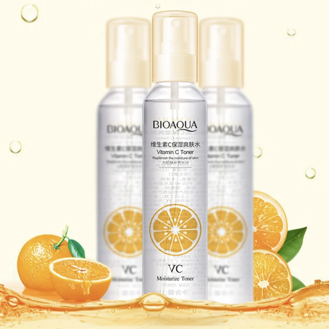 维生素C爽肤水补水保湿收缩毛孔定妆喷雾