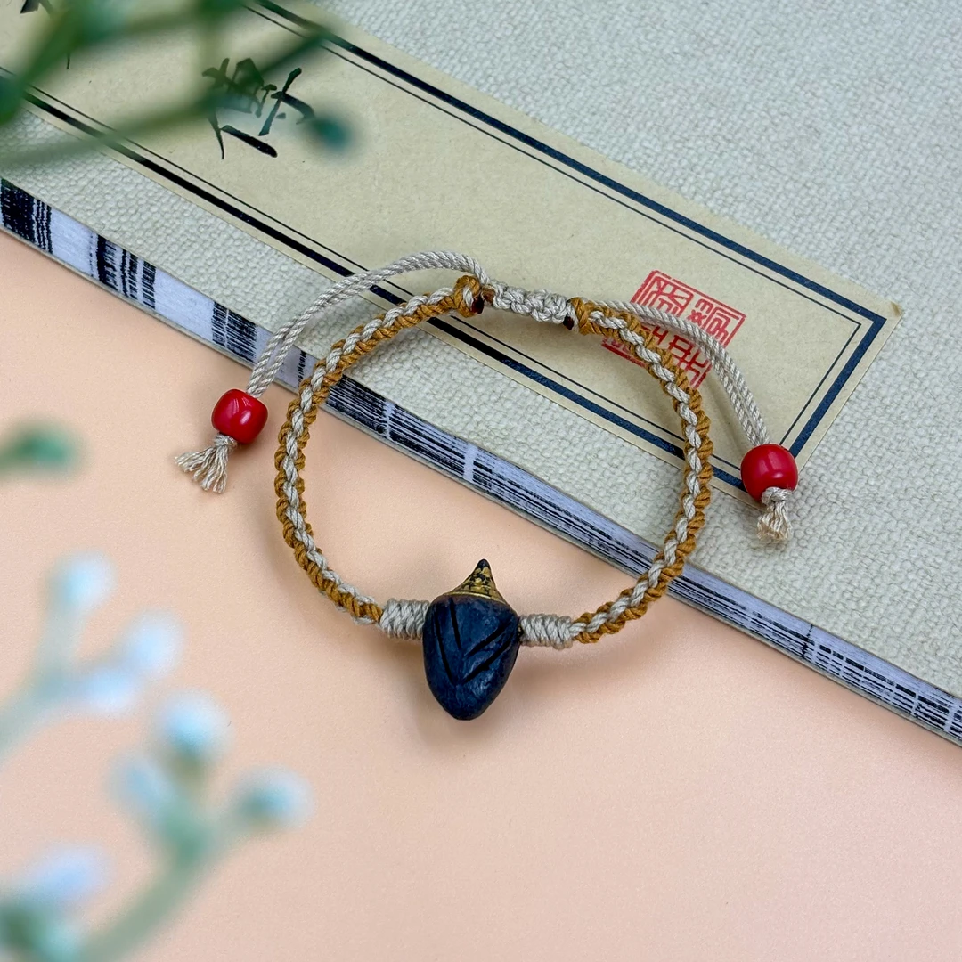 含辰砂工艺品【晟伊珠宝】朱砂擦擦手绳（多样性发一）