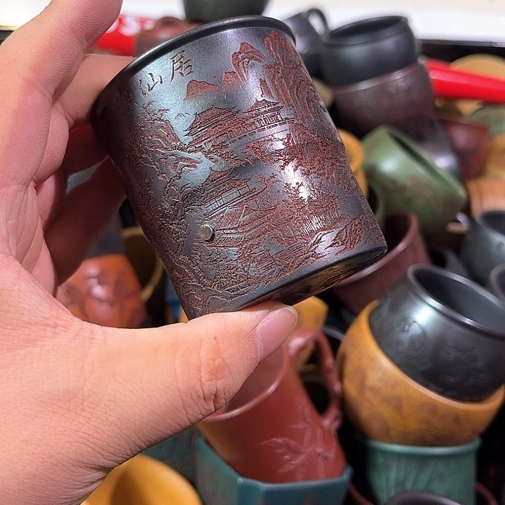 茶杯紫砂全手工紫砂主人杯