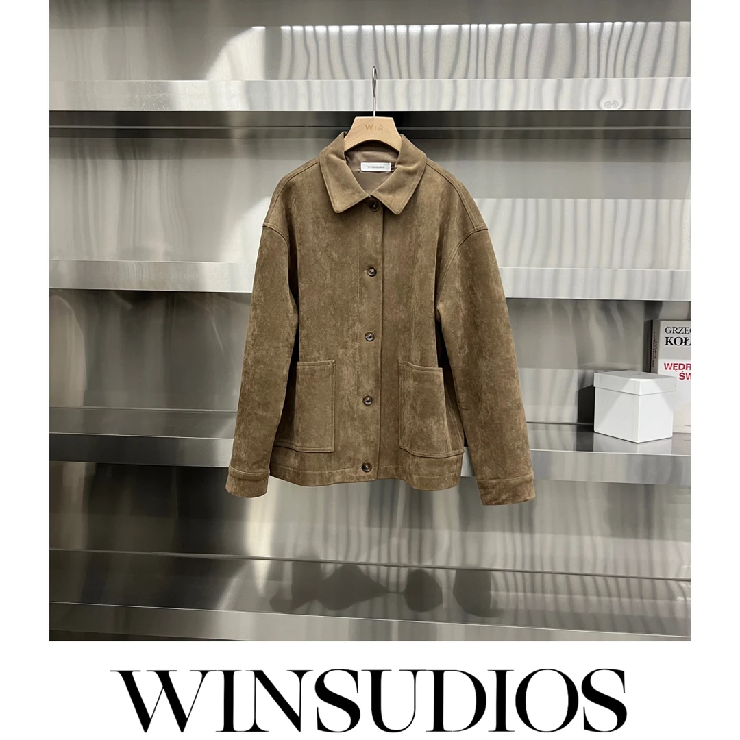 蔓延沙漠【WIN小众定制款】翻领带扣外套