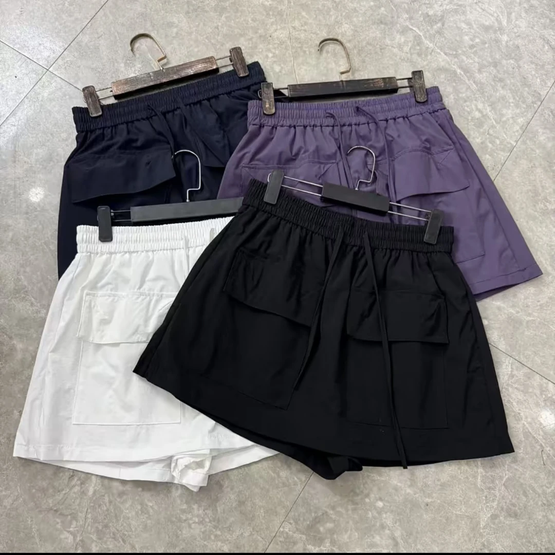 6951*大码夏季薄款大兜冰丝速干简约休闲舒适运动潮流短裤裙