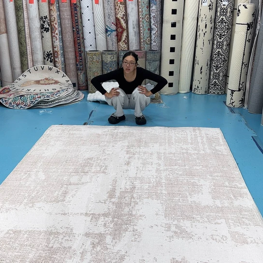 混纺200×300误差±1-3cm精编细砂仿羊绒棉布底微瑕