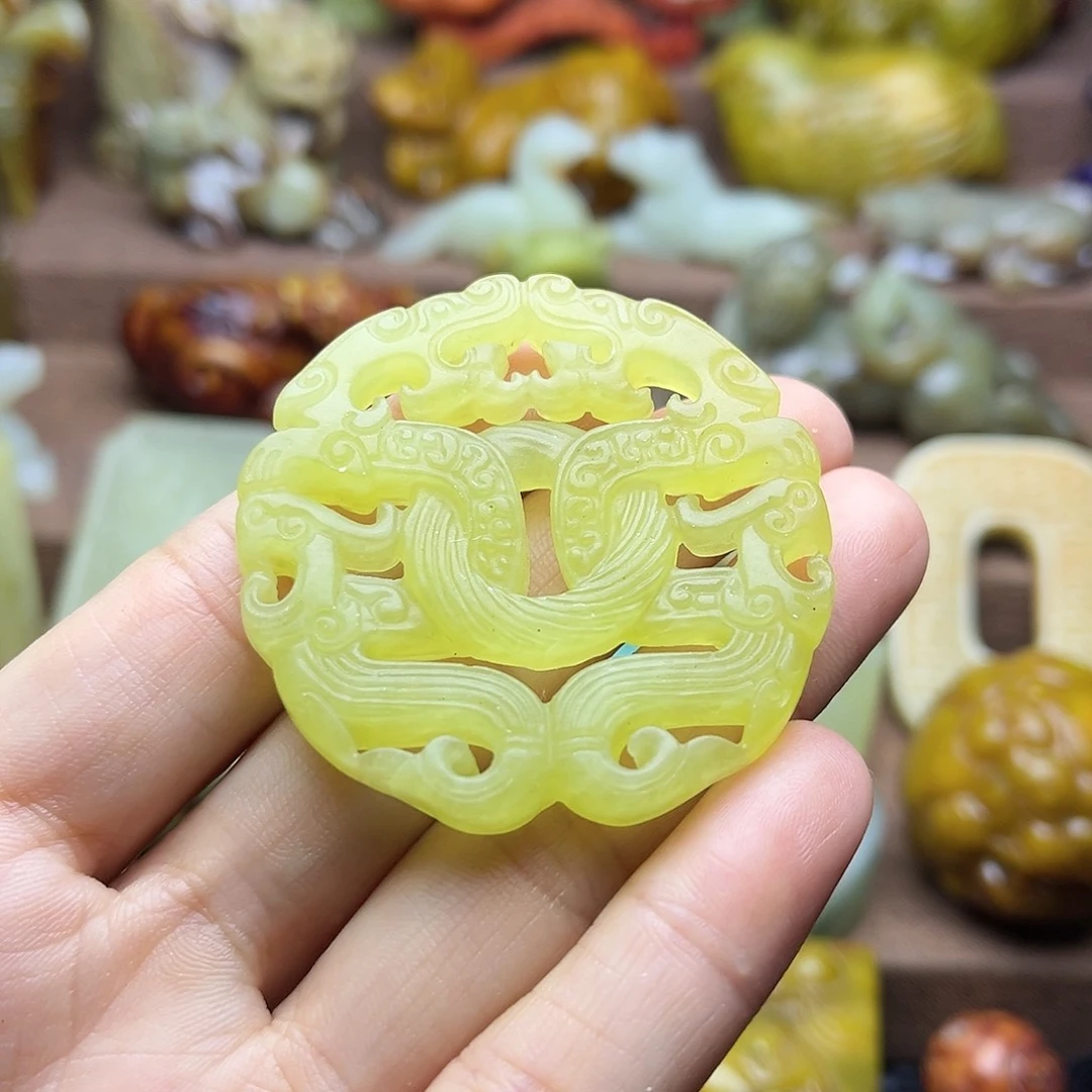 白玉菩提吊坠151。。