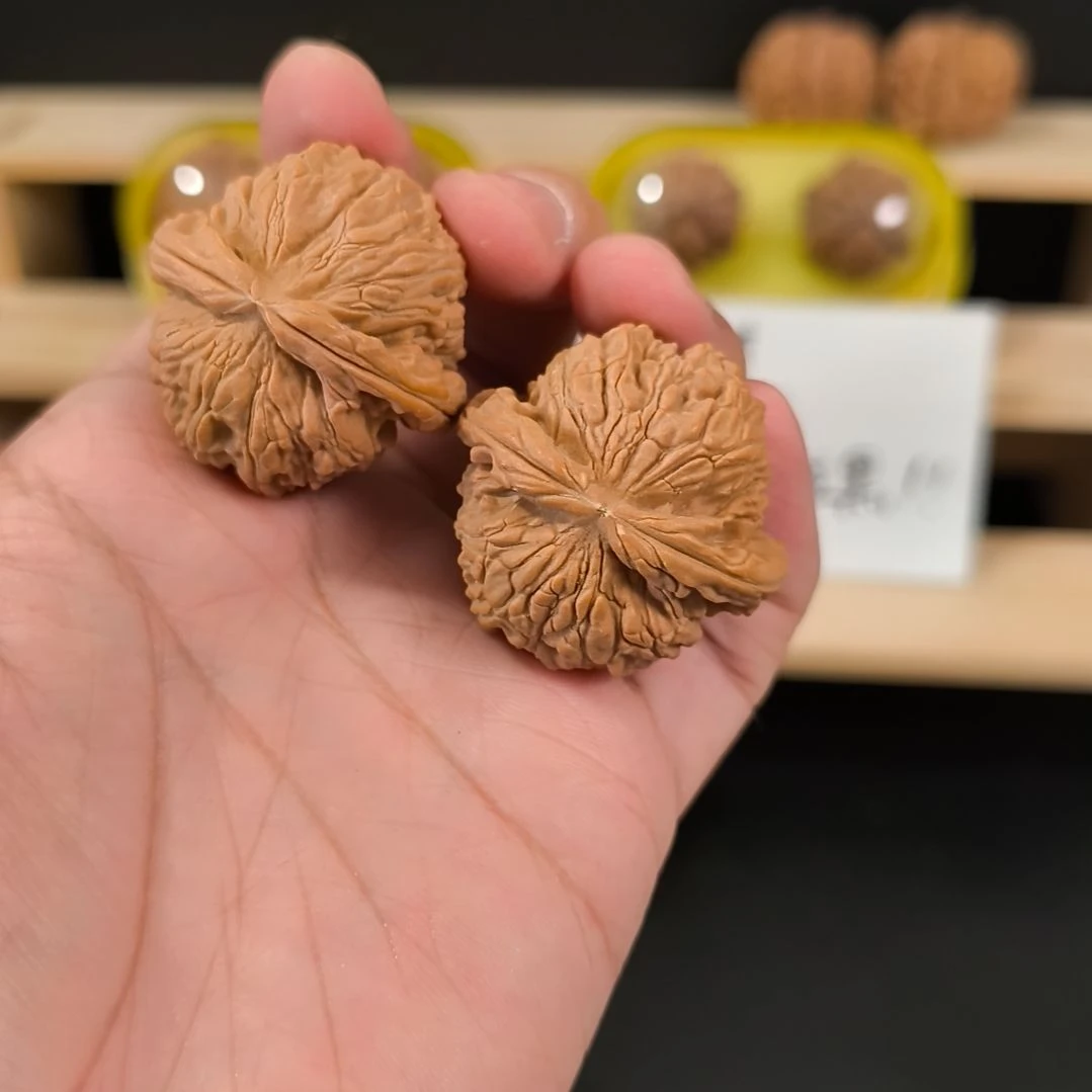 吊坠文玩核桃白狮子