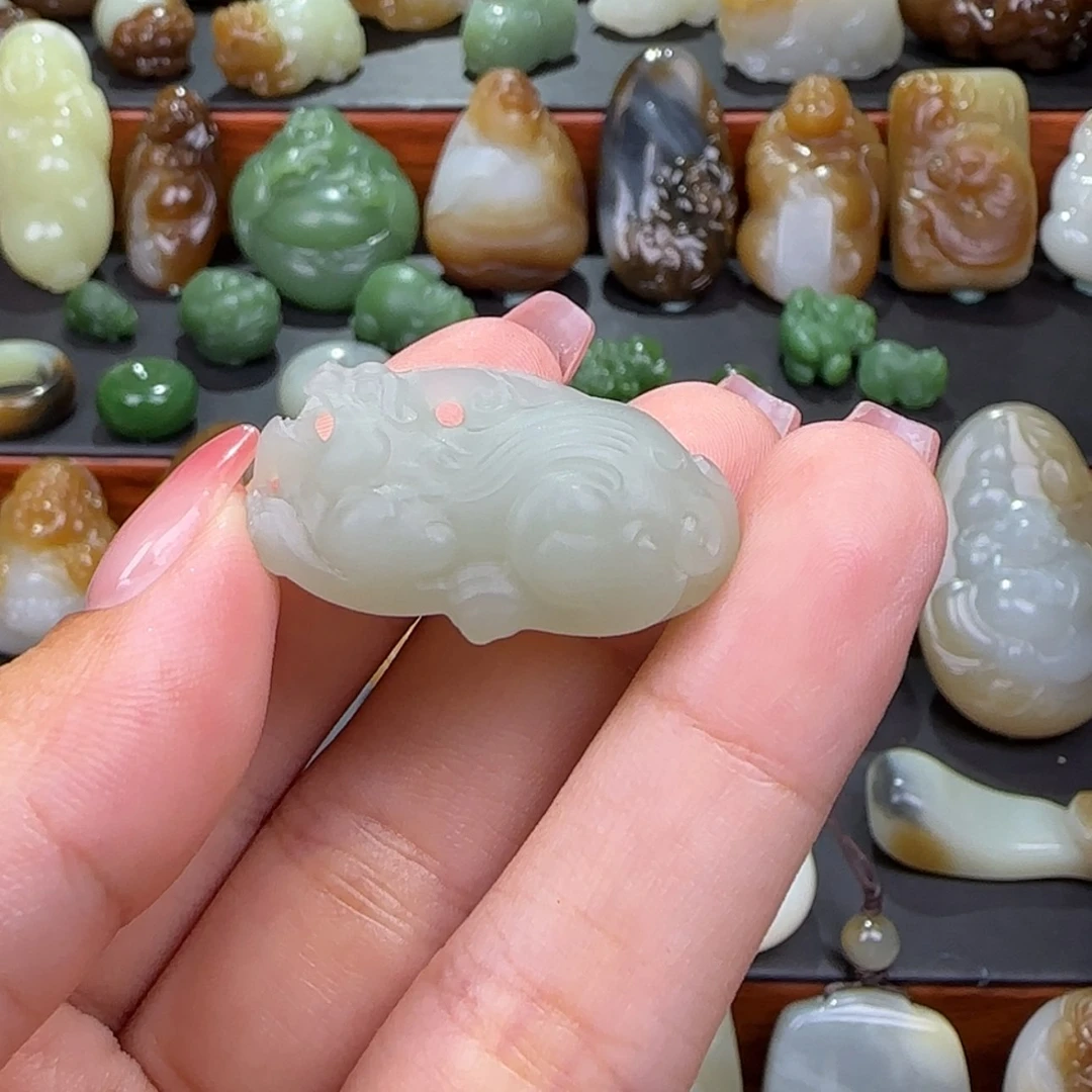 【闪购商品】招财貔貅未镶嵌定制和田玉