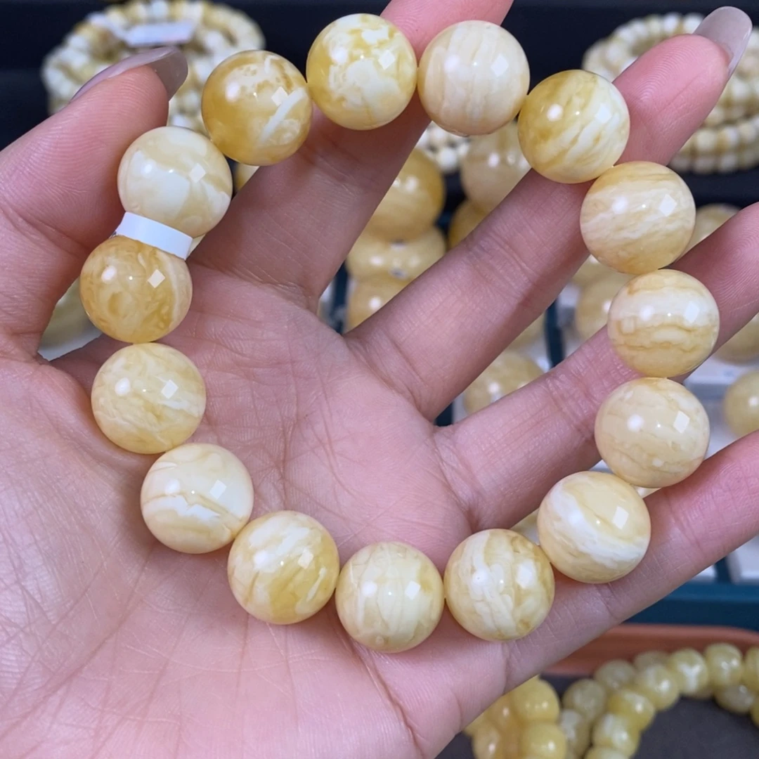 蜜蜡未镶嵌珠宝奇石卡15