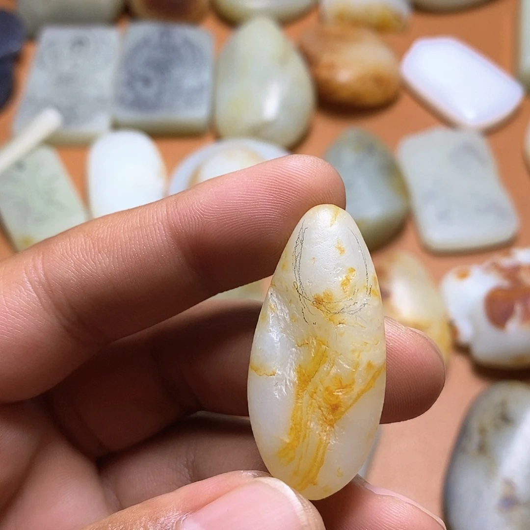 挂件未镶嵌定制和田玉孤****手