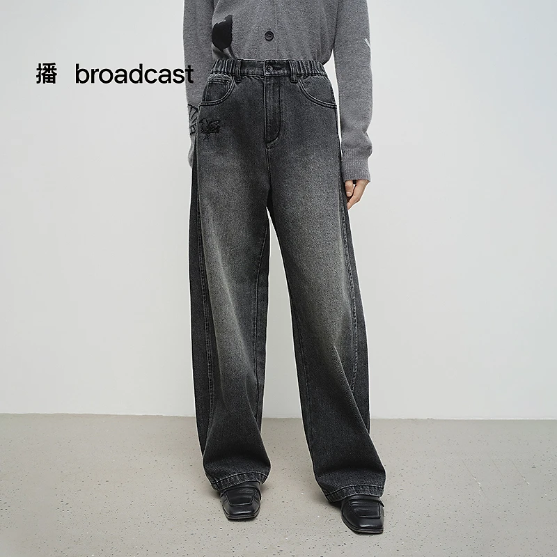 【达人专属】播时尚简约橡筋松紧腰裤子BDS1KD1482