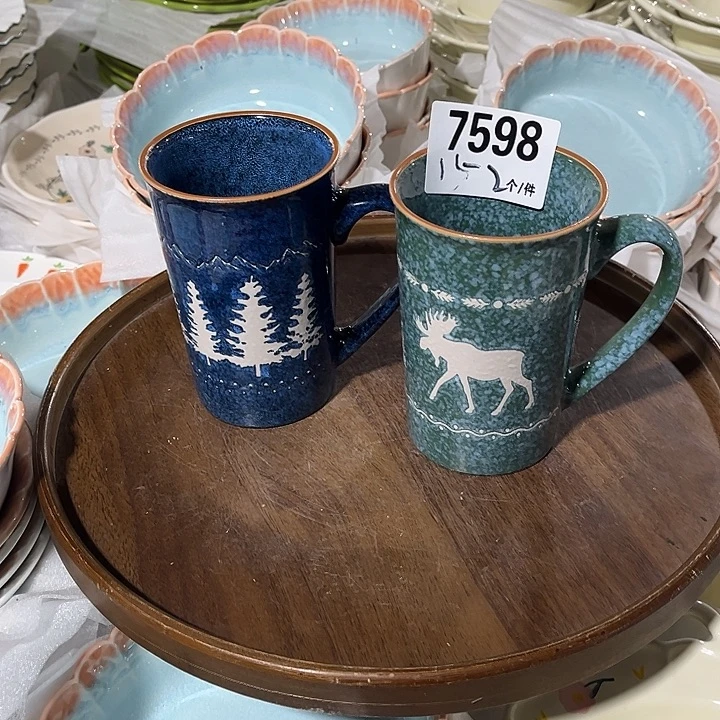 瓷微瑕外贸餐具7598