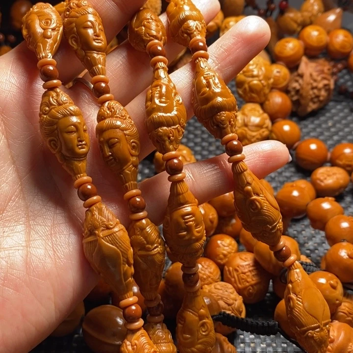 吊坠橄榄核柳叶观音