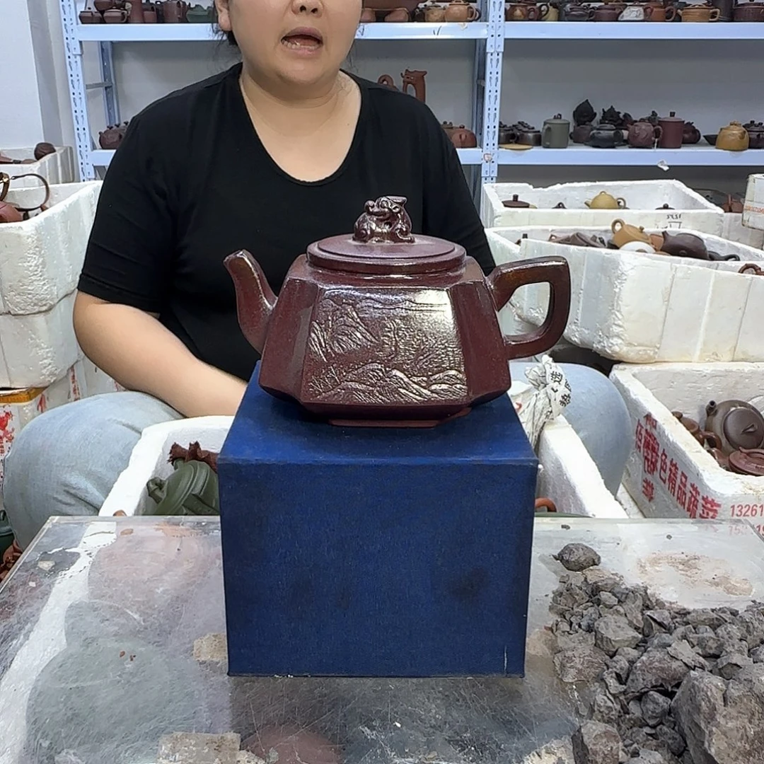 茶壶紫砂宜兴紫砂壶瑕疵
